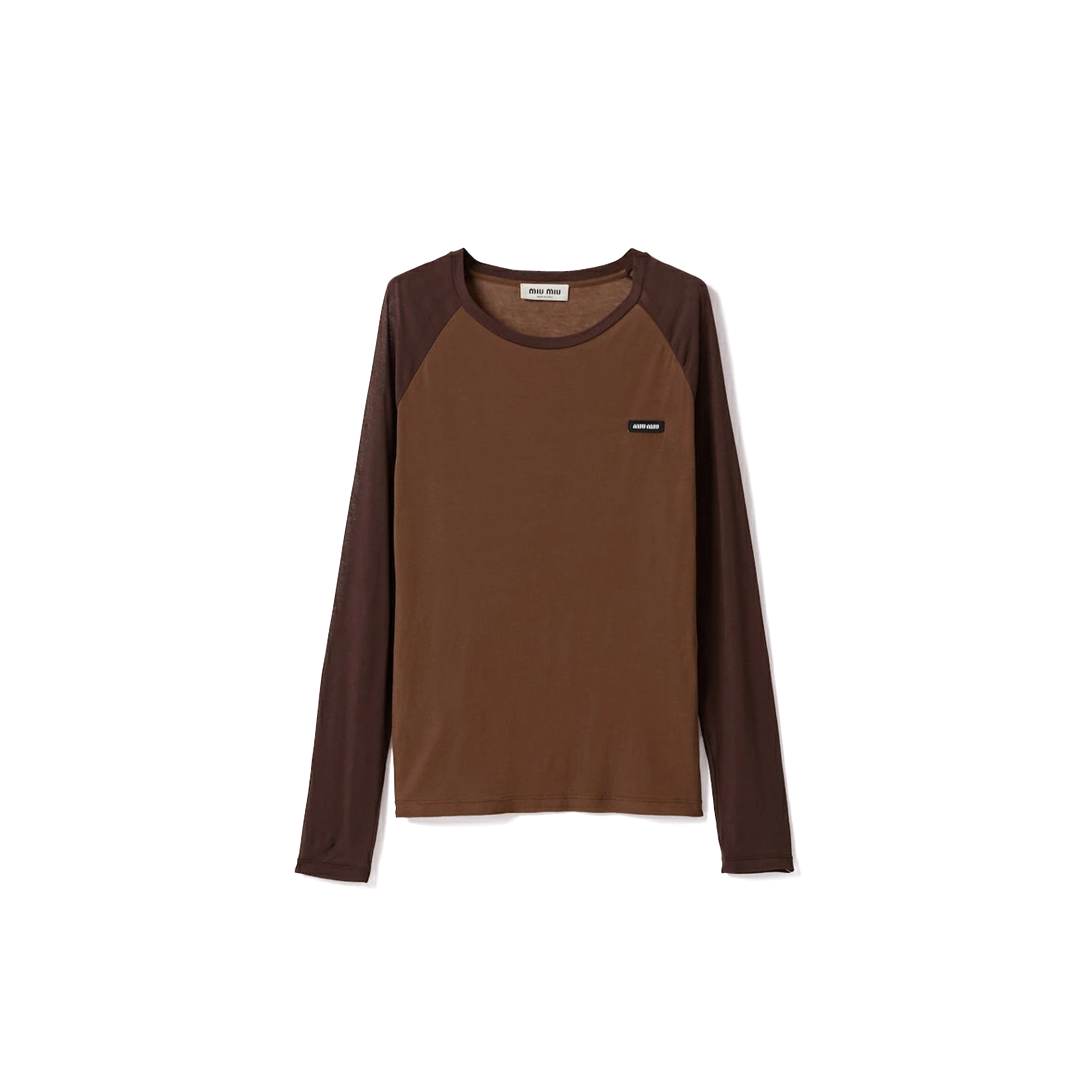 M1v M1v long-sleeved ribbed jersey t-shirt mjl068
